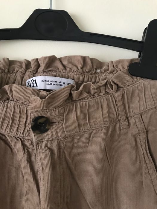 Calças baggy bombazine Zara | Tam 32