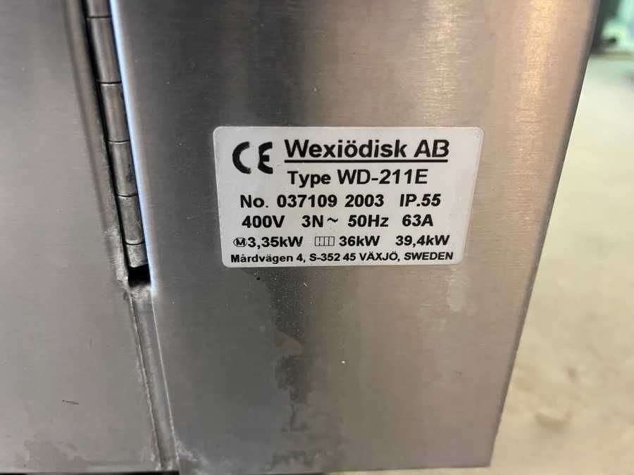 • Zmywarka Taśmowa Dwustopniowa • Wexiodisk WD-211E •