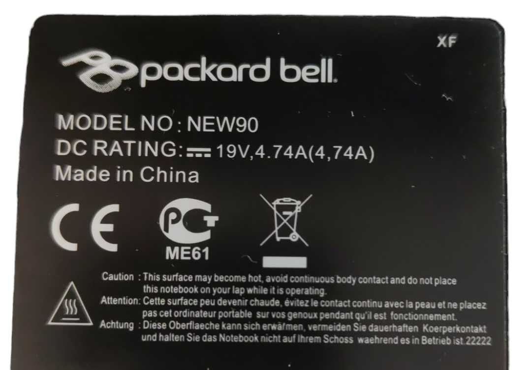 Laptop Packard bell  TM87 uszkodzona bateria / Nowy Lombard / TG