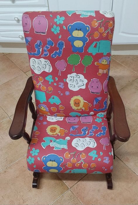 CADEIRA DE BALANÇO PARA CRIANÇA DOS 2-7 ANOS.Casa,Quarto,Cozinha,Sala,