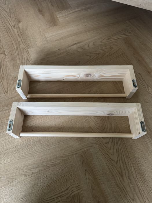 Drewniane półki na książki 50x9 cm