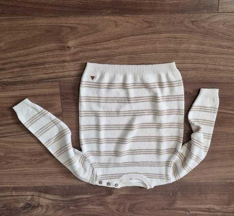 _ next _ śliczny beżowy sweterek  5-6 L / 116 cm