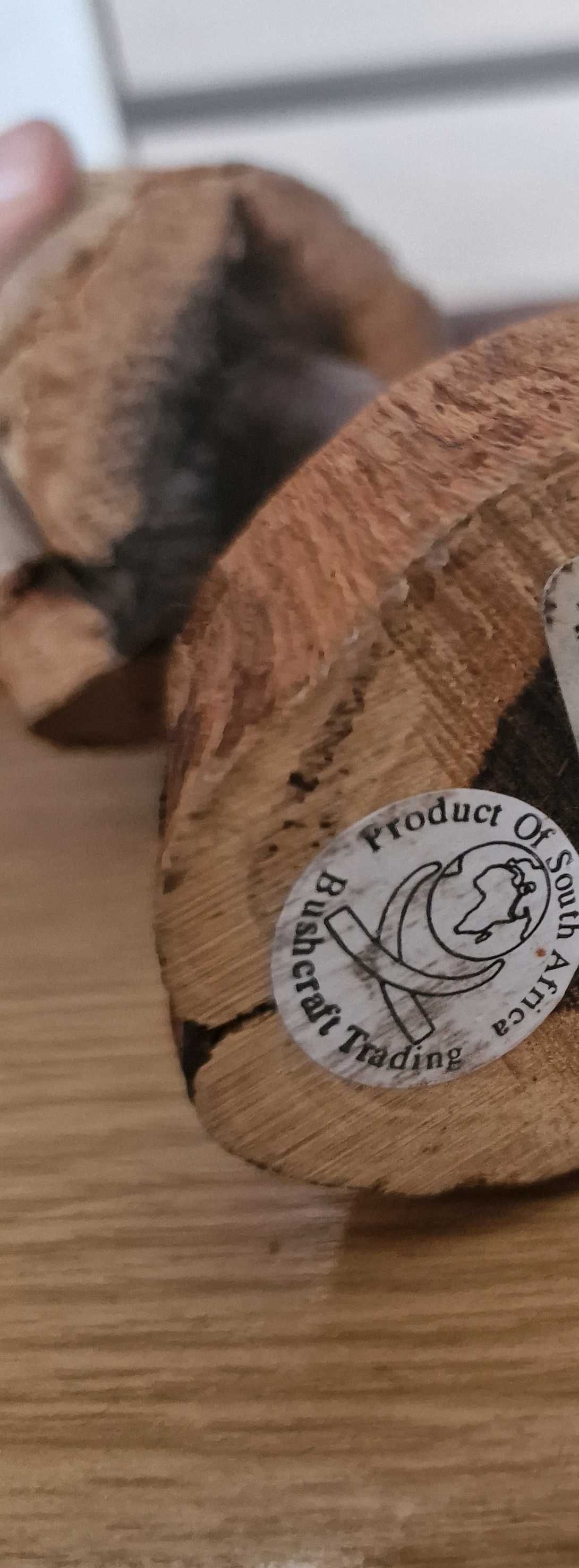 Figurka rzeźba para w tańcu drewno egzotyczne