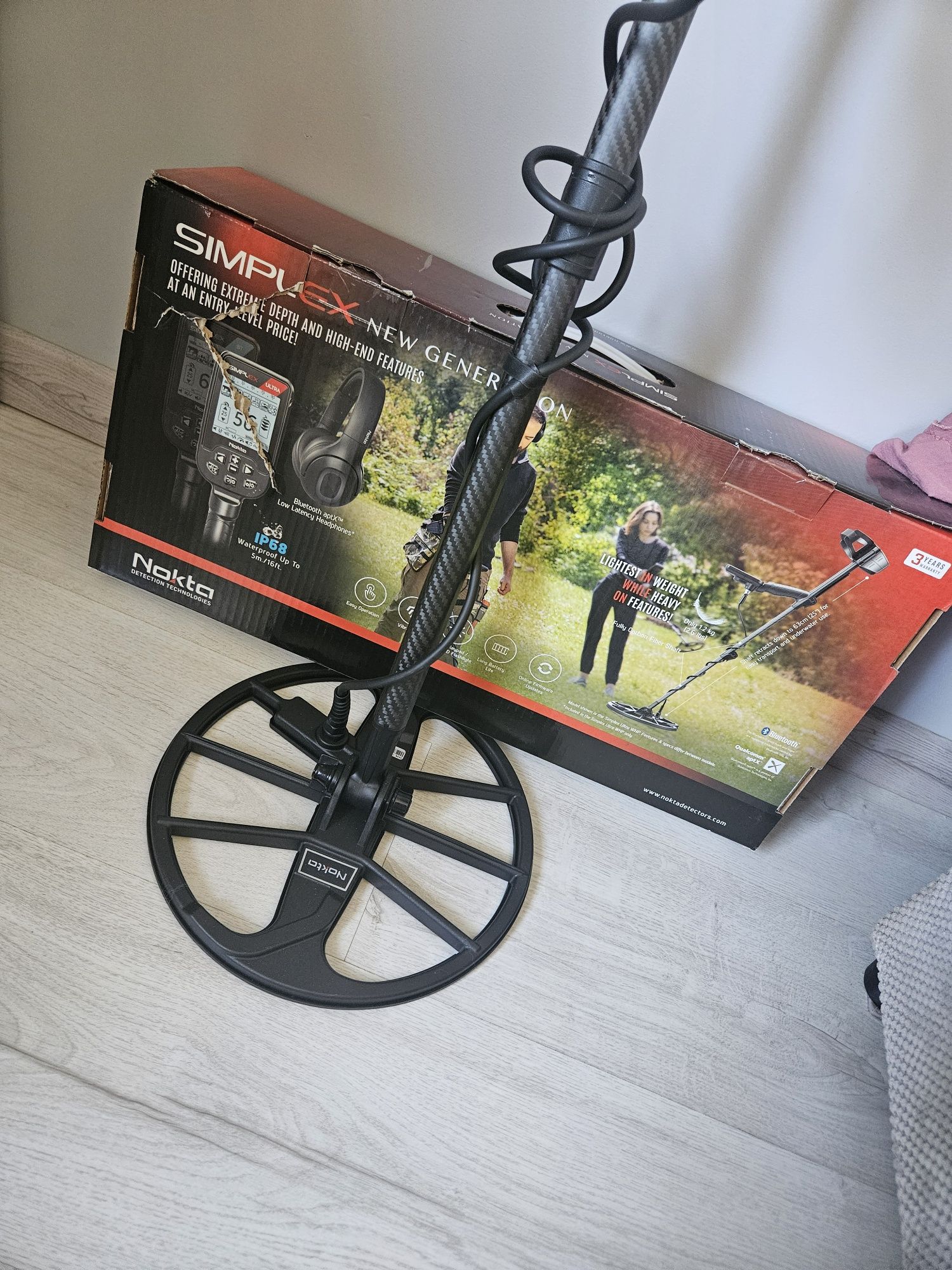 Wykrywacz Metali Detektor Metalu Nokta Simplex Ultra WHP