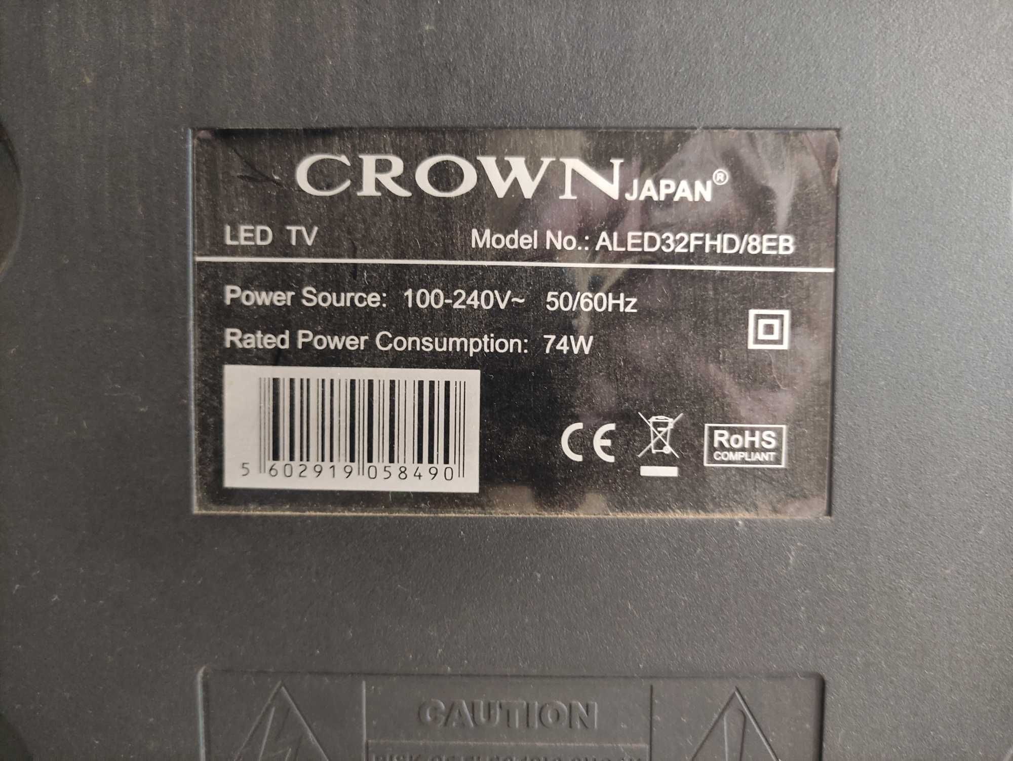 Vendo TV da marca CROWN para reparação ou peças.