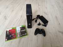 Konsola Xbox 360 Slim E 250gb pad bezprzewodowy 2 gry