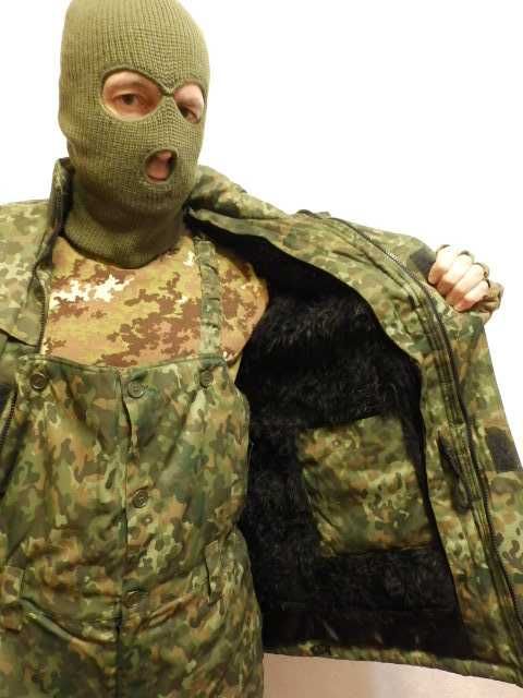 Военная форма. Зима, бушлат и штаны.Камуфляж.