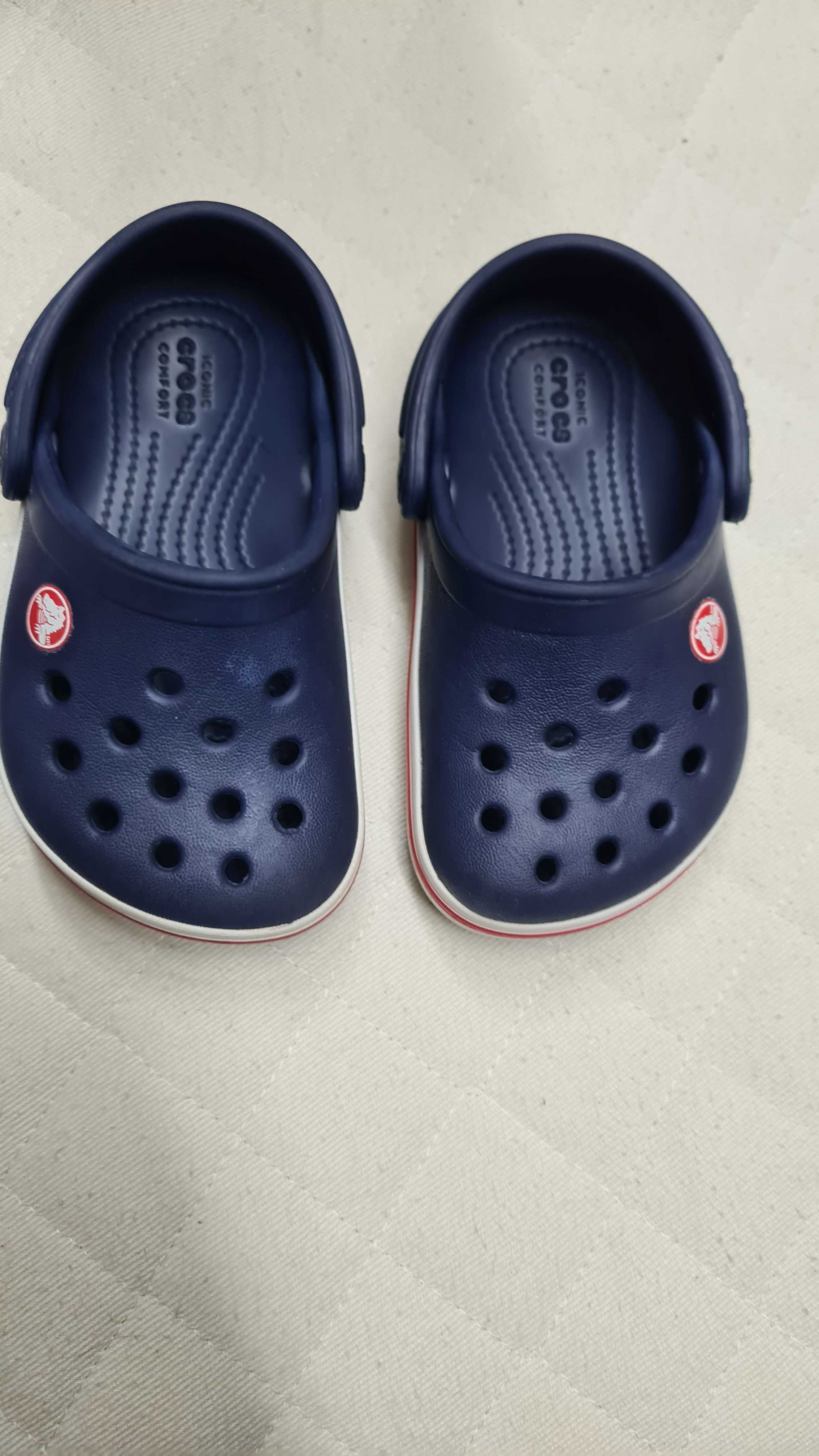 Sandálias de Criança Crocs Crocband Clog Navy-Red - Tam. 20-21