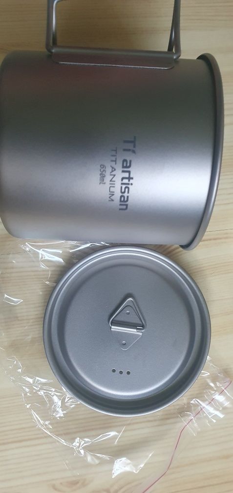 Kubek menażka 650 ml tytan