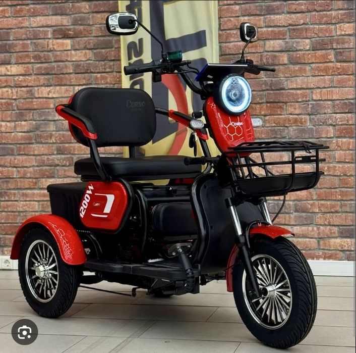 Электрический трицикл Corso Logan 1200W 72V/23Ah
