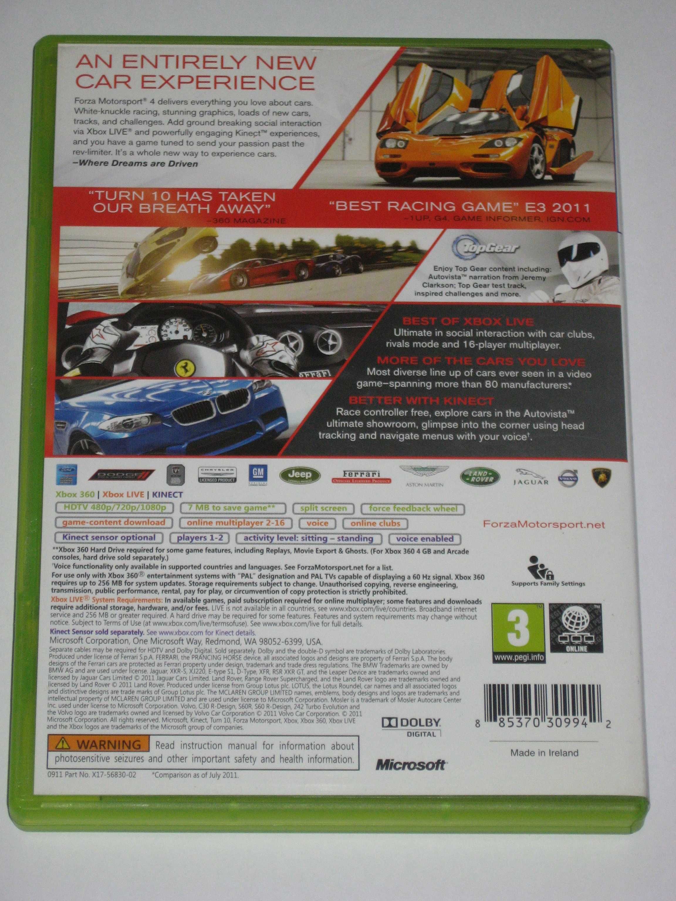 Gra Forza Motorsport 4 bdb! xbox360! po polsku! PL!