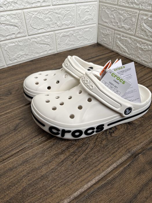 Crocs bayaband clog white крокси сабо унісекс  білі 1:1