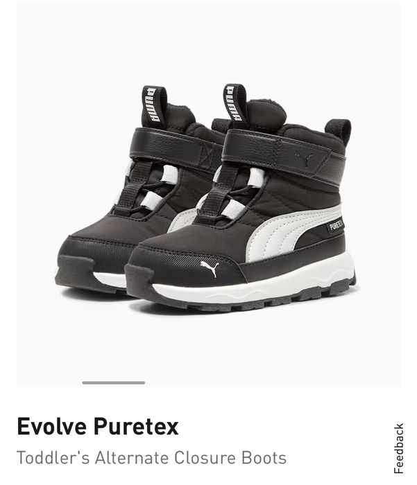 Чобітки , черевики , чоботи дитячі, дутіки puma 24,25розмір