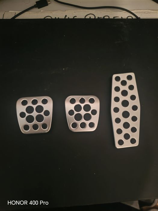 Novos ! Capas de pedais em aço inoxidável e borracha  para Opel e Chev