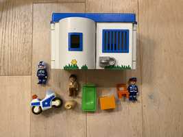 Playmobil 1.2.3. - 2 zestawy: Przenośny komisariat+Samochód policyjny