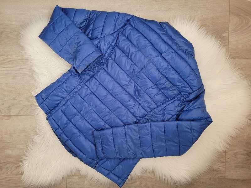 Niebieska (kobaltowa), pikowana, taliowana kurtka, Lottie, S (36)