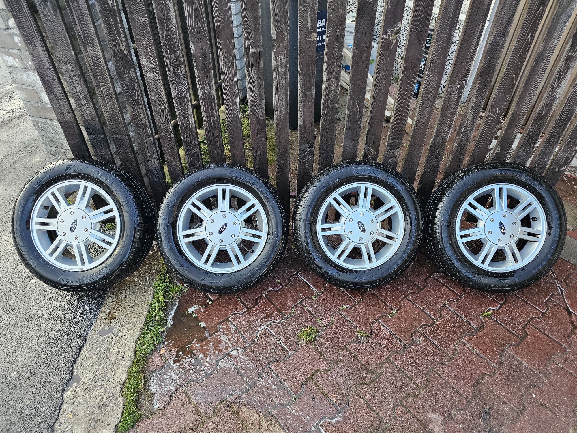 4x108 Alufelgi koła ford 195/60 r14 lato opony letnie focus