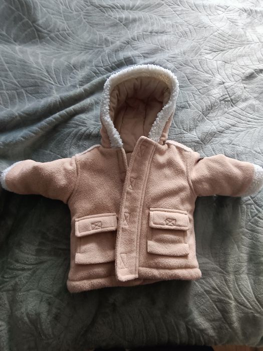 Kurtka kurteczka kożuszek chłopiec niemowlę 62 68 3-6mcy