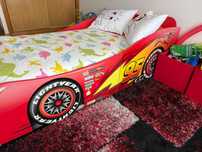 Cama carro faisca mcqueen completo