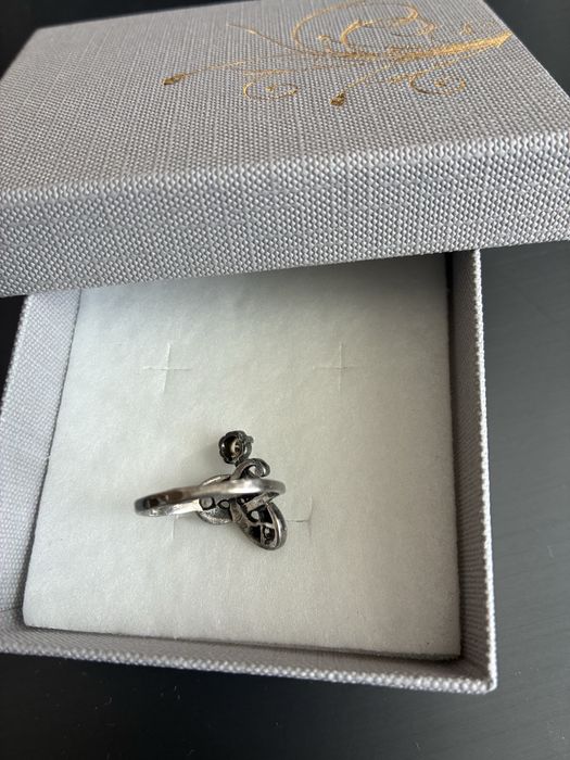 Срібна каблучка, кубічний Цирконій. Украіна