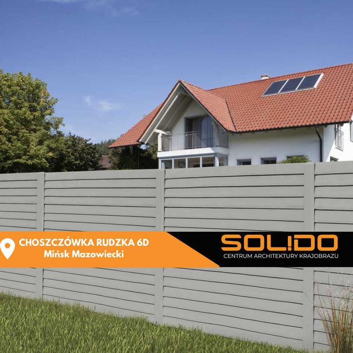 Ogrodzenie betonowe – żaluzja – różne wzory i kolory