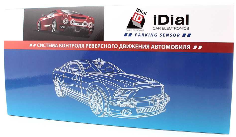 Парктроник iDial D069 LCD Silver