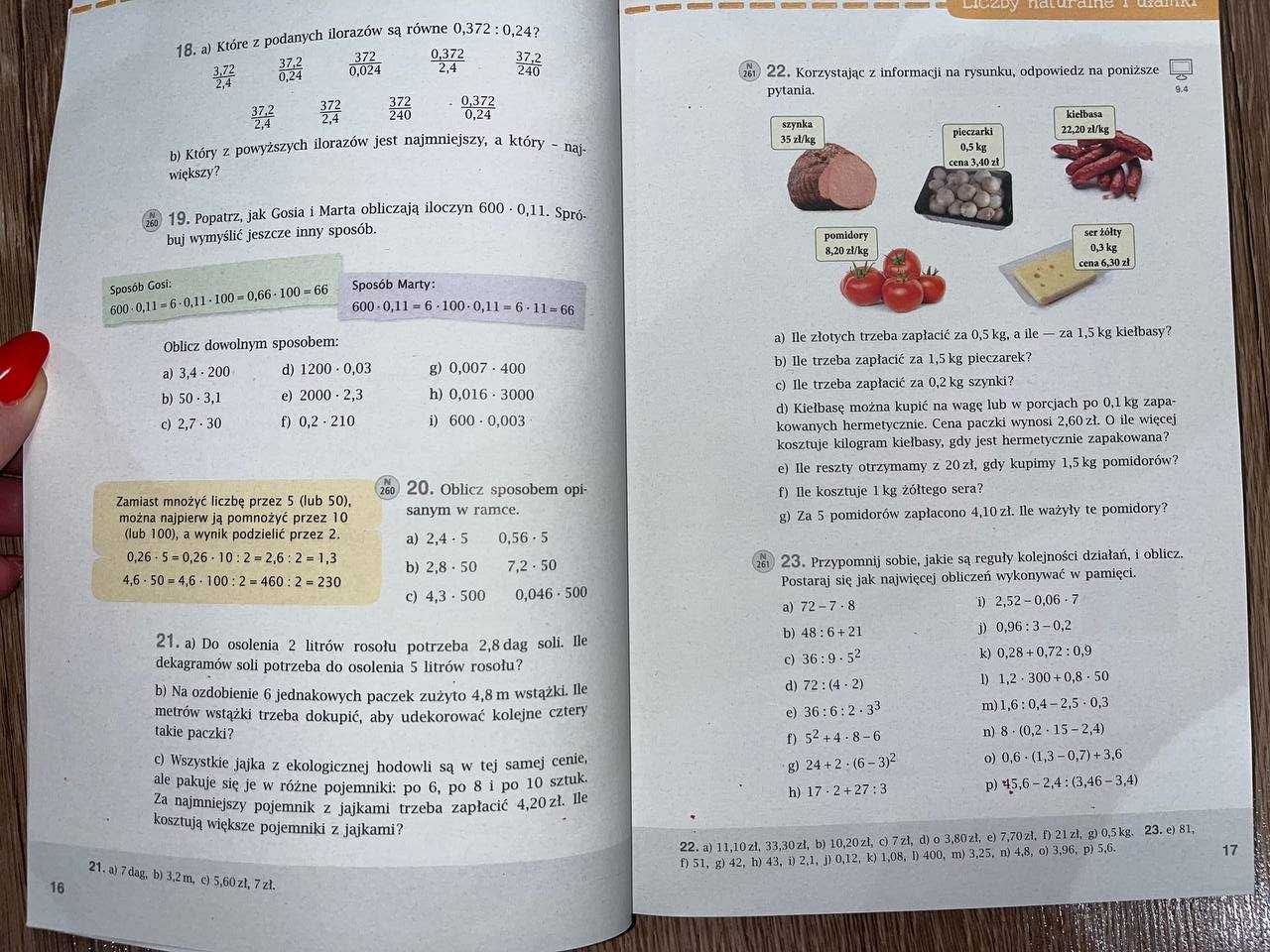 Matematyka z plusem 6 Klasa Wersja dla nauczyciela Odpowiedzi