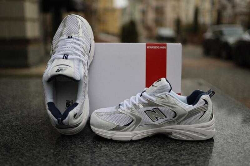 Кроссовки New Balance 530 White Navy/Кросівки NB Чоловічі Нью Беланс