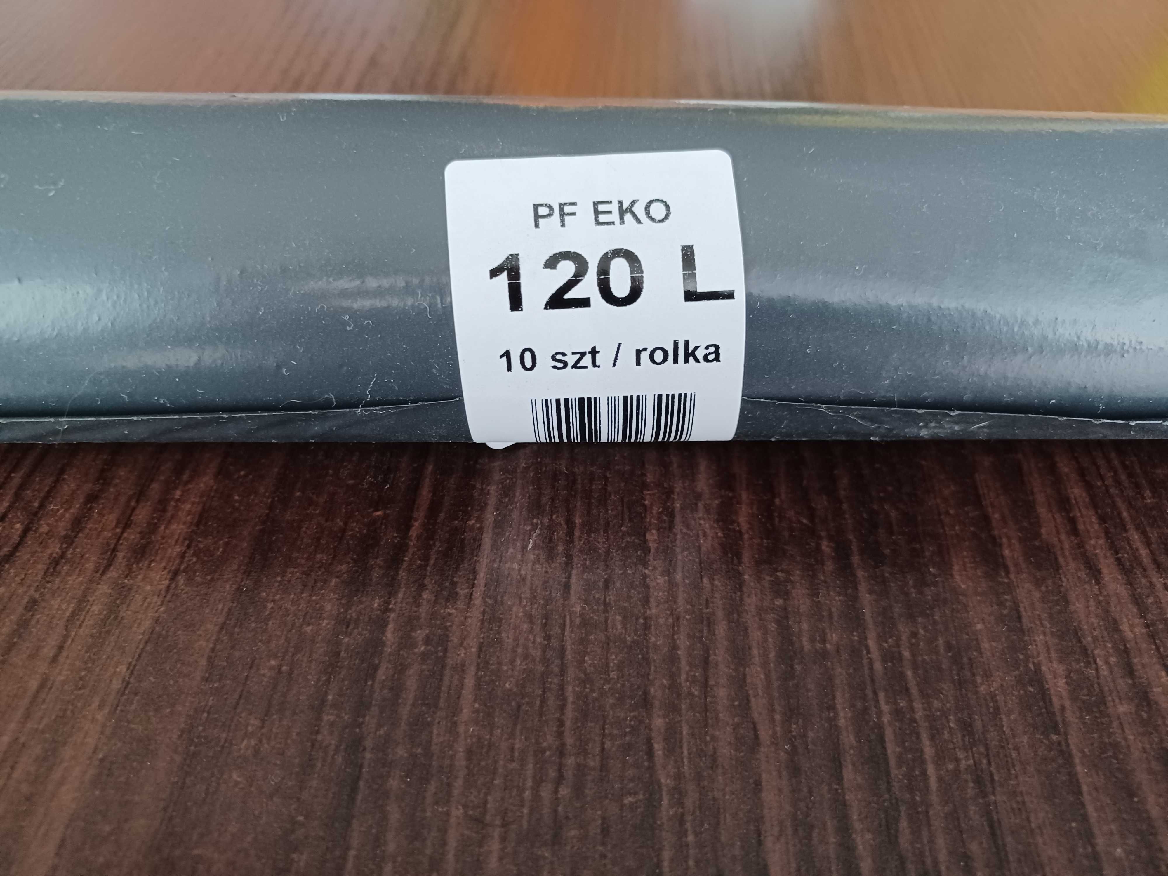 Worek EKO 120L czarny z podwójnym zgrzewem