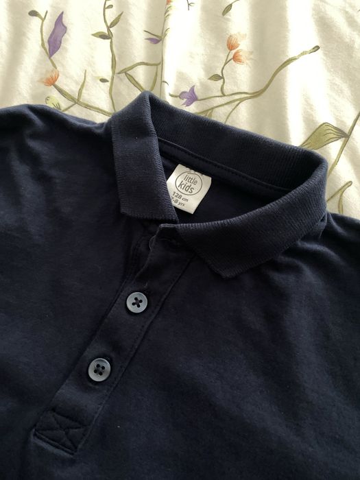 Koszulka polo dł. rękaw r. 128