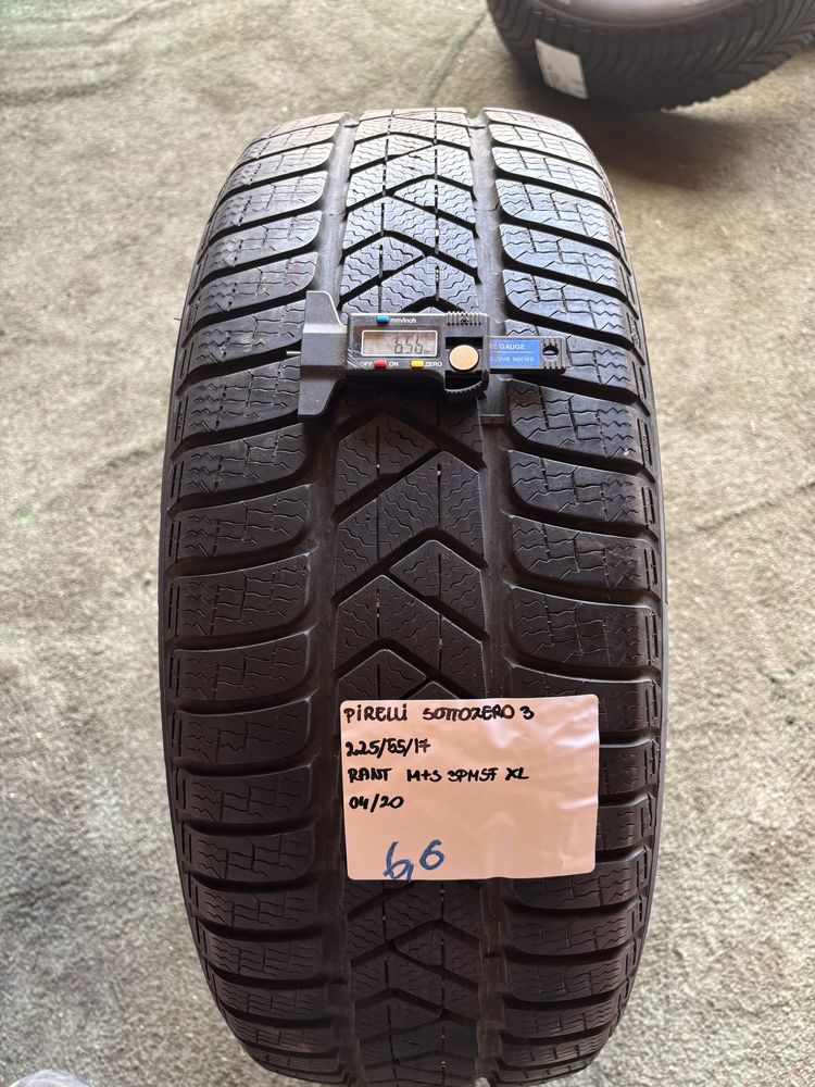 1x 225/55R17 101V PIRELLI SOTTOZERO 3 opona zimowa M+S 3PMSF XL
