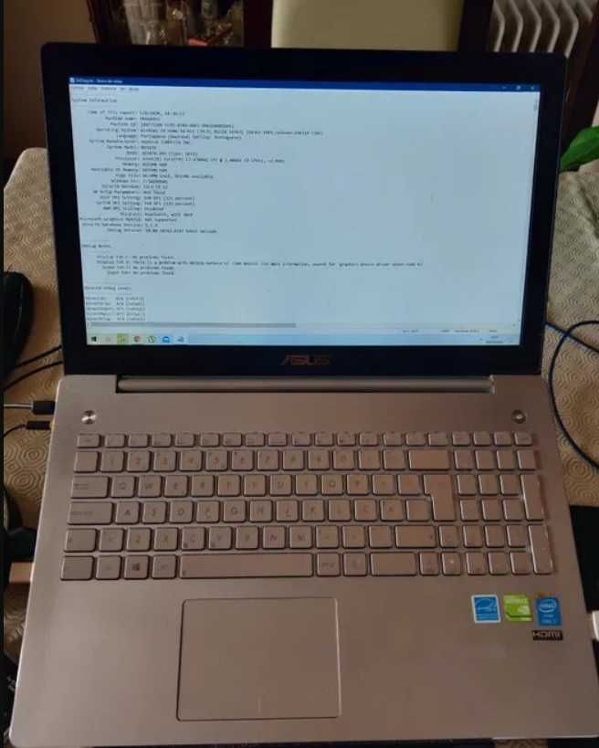 Portátil ASUS N550JV- GEForce 750M 1TB | Memória RAM 8 GB