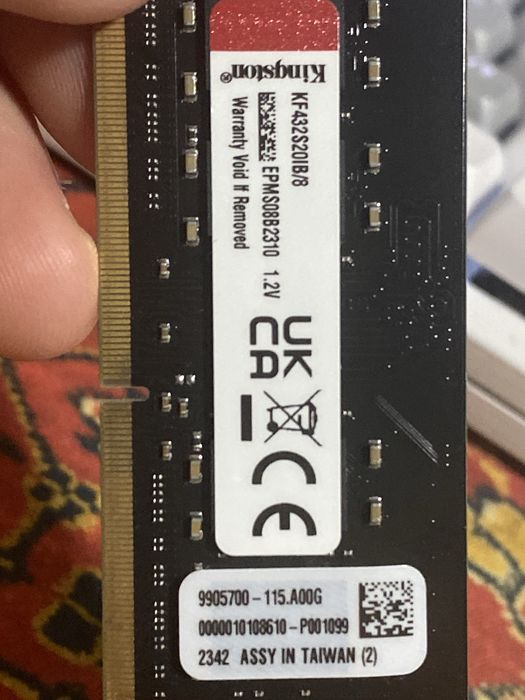 Ram ddr4 3200mhz 8gb nowy bez pudełka