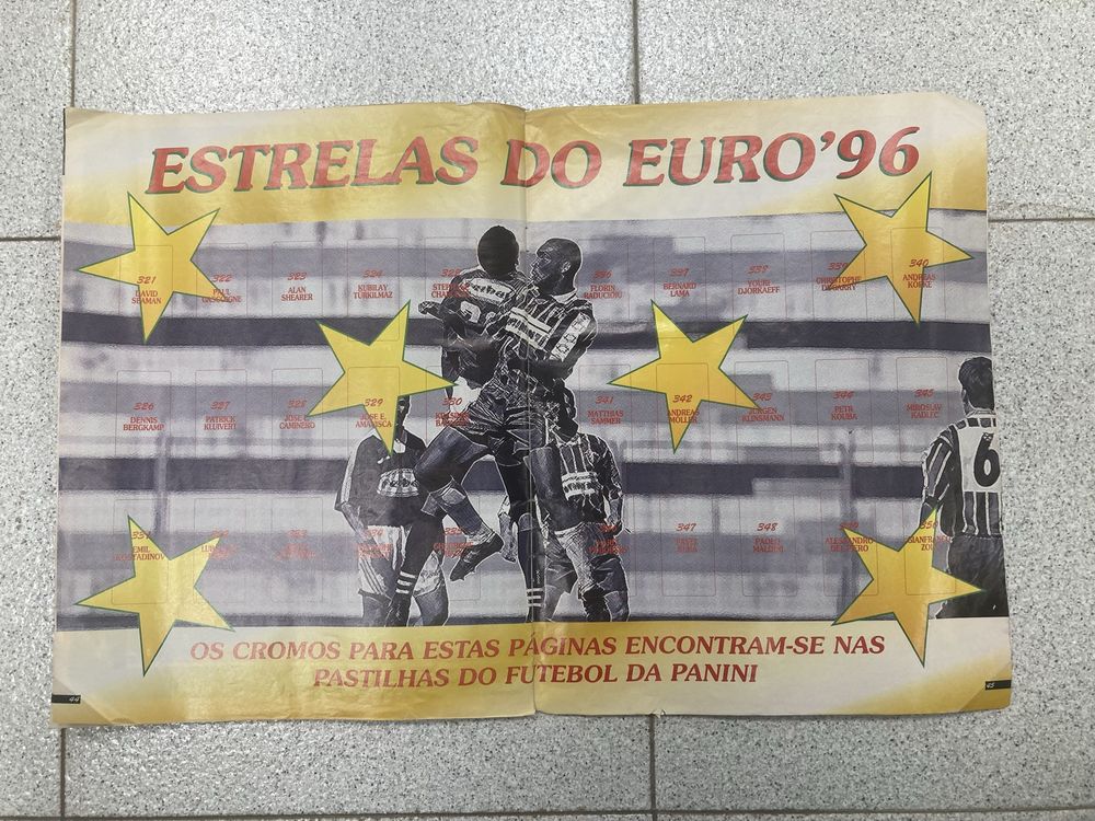 Caderneta Futebol 96/97, Incompleta