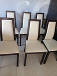 Krzesła solidne drewniane 6 sztuk