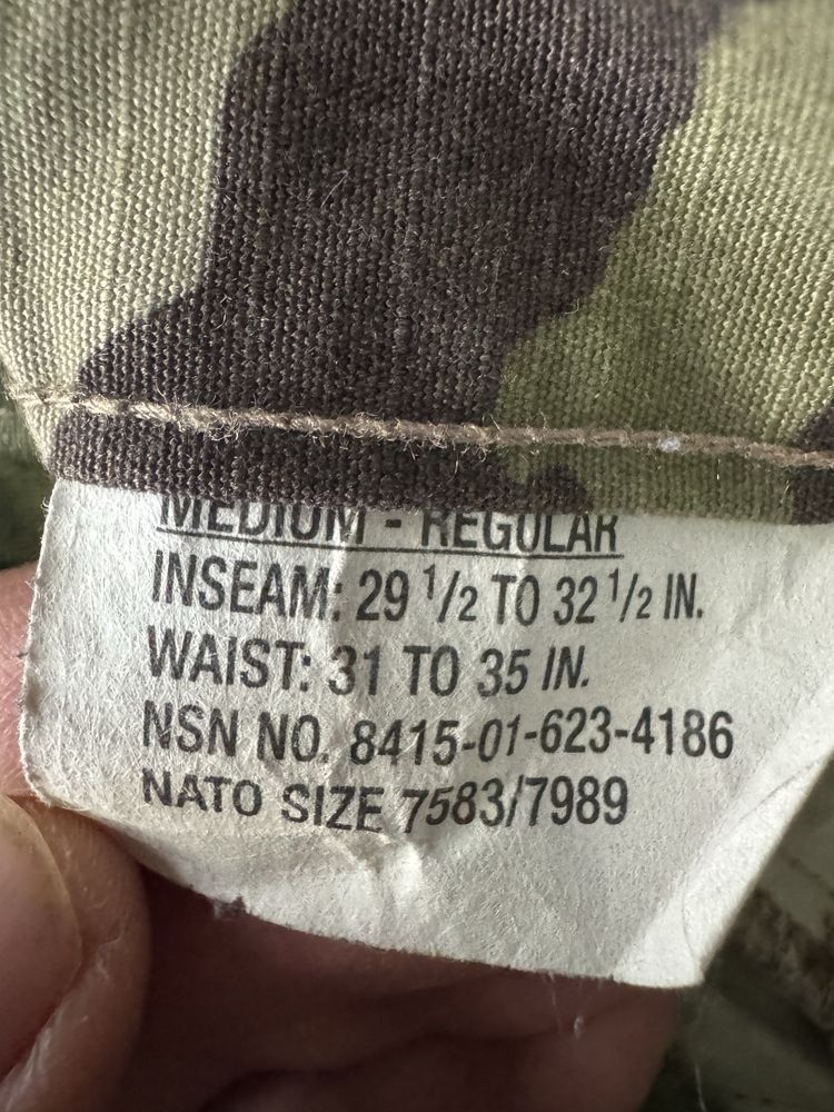 Spodnie US Army kontrakt OCP Scorpion/Multicam Medium Regular jak nowe