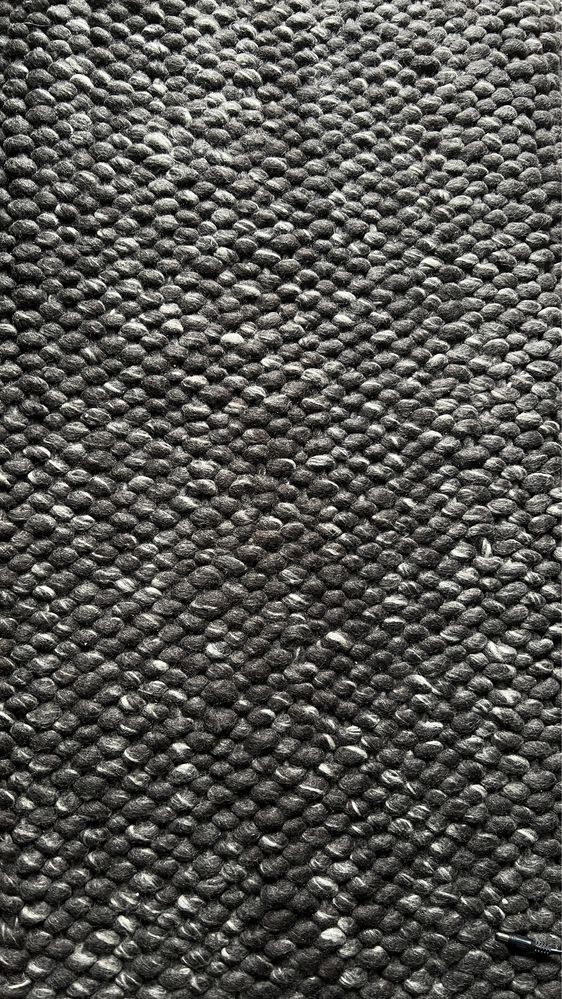 Ikea HJORTHEDE dywan wełna brąz 170 x 240