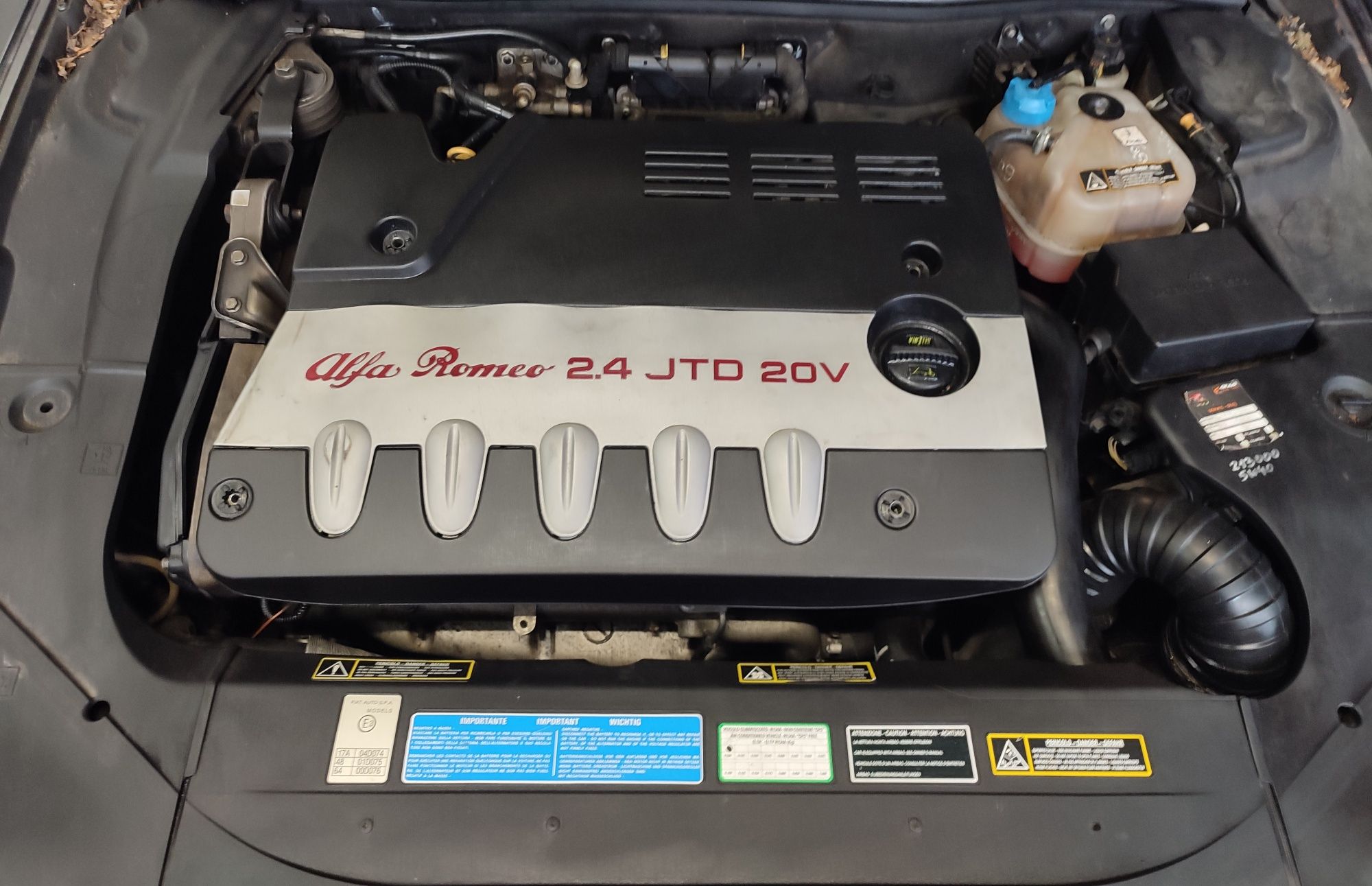Alfa Romeo 166 2.4 JTD 20v silnik