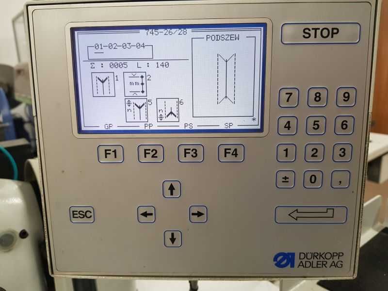 Maszyny szwalnicze automat DURKOPP ADLER 745-28 do kieszeni