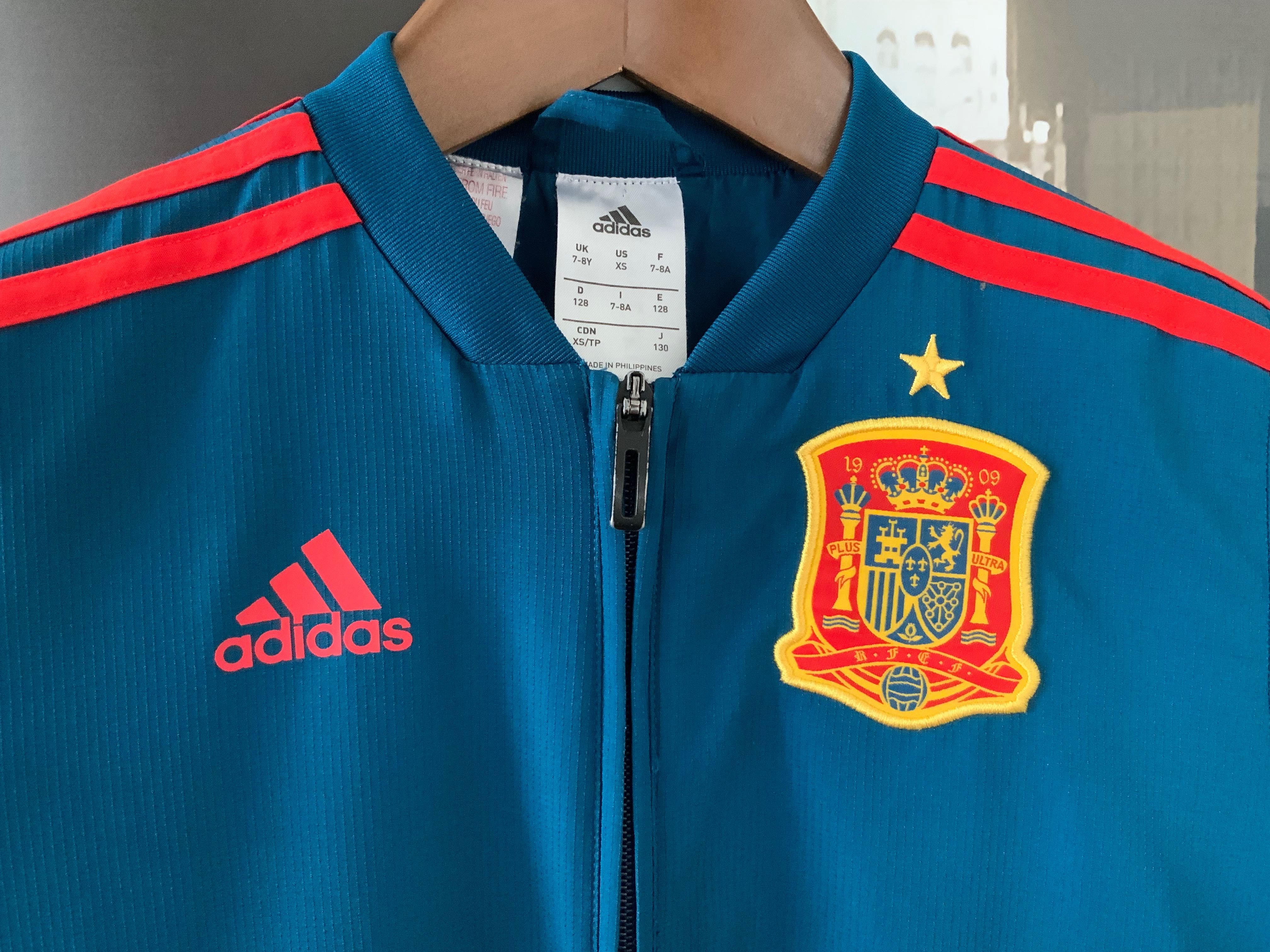 Bluza chłopięca ADIDAS narodowa drużyna Hiszpanii 7-8 lat 128cm