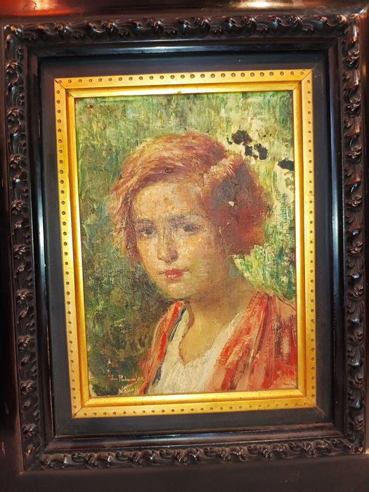 Quadro Óleo Sobre Madeira Luigi Palumbo