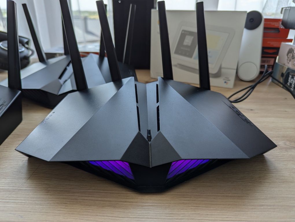 Маршрутизатор роутер ASUS AX82U WAN DSL AX5400 Wifi 6  AIMesh Gaming r