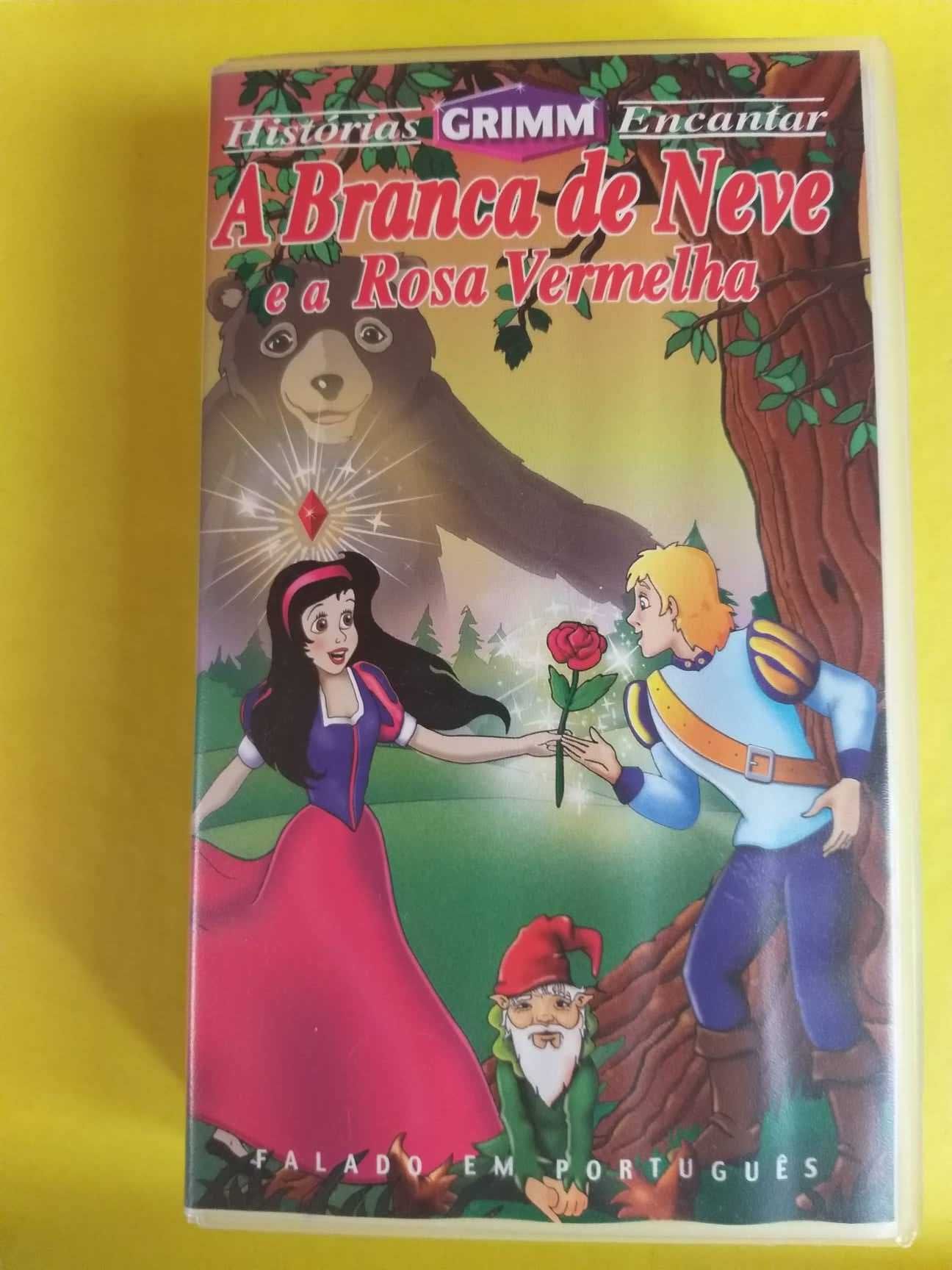 VHS A Branca de neve e a rosa vermelha