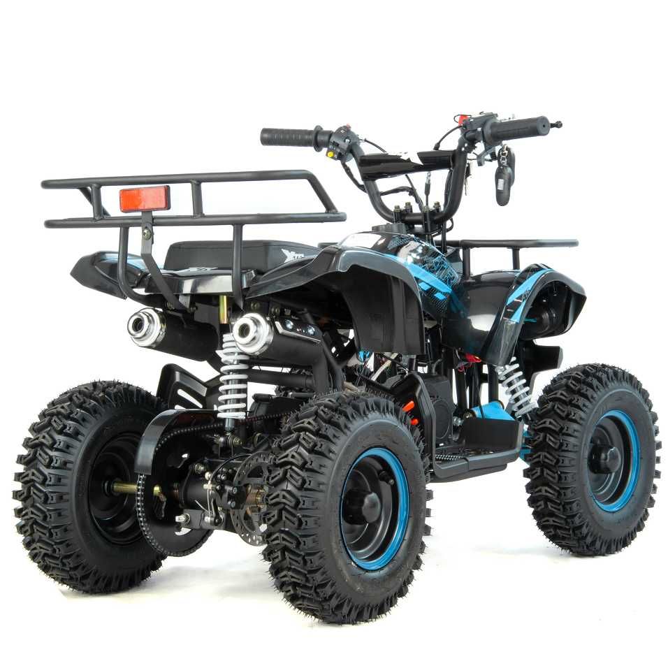 Terenowy mini quad kład 49 50 cc ledy rozrusznik spalinowy koła 6 cali