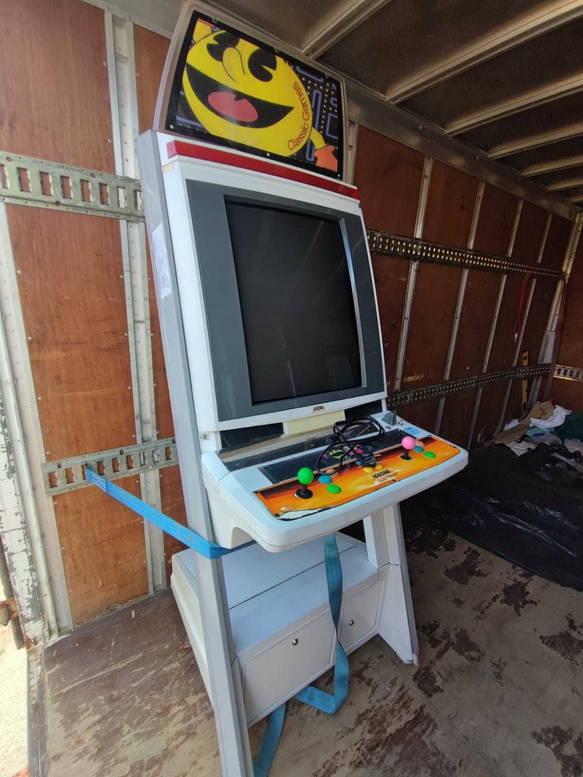 Clássico Arcade Sega Naomi Cabinet com Sistema Multijogos Pandora