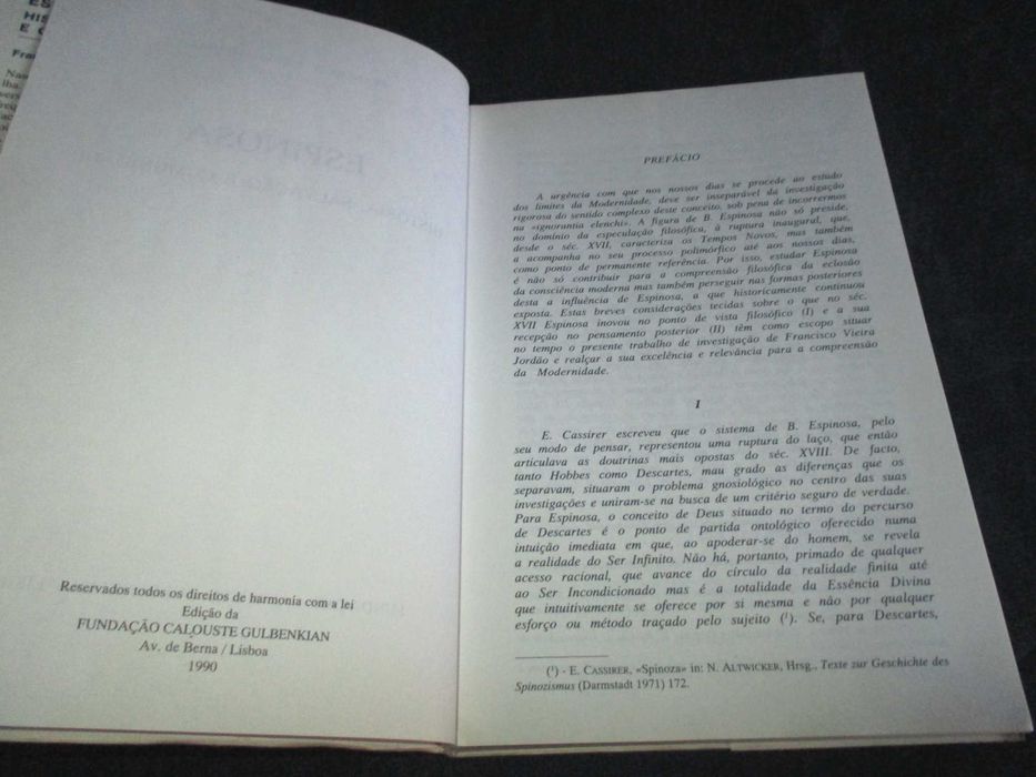 Livro Espinosa História Salvação e Comunidade