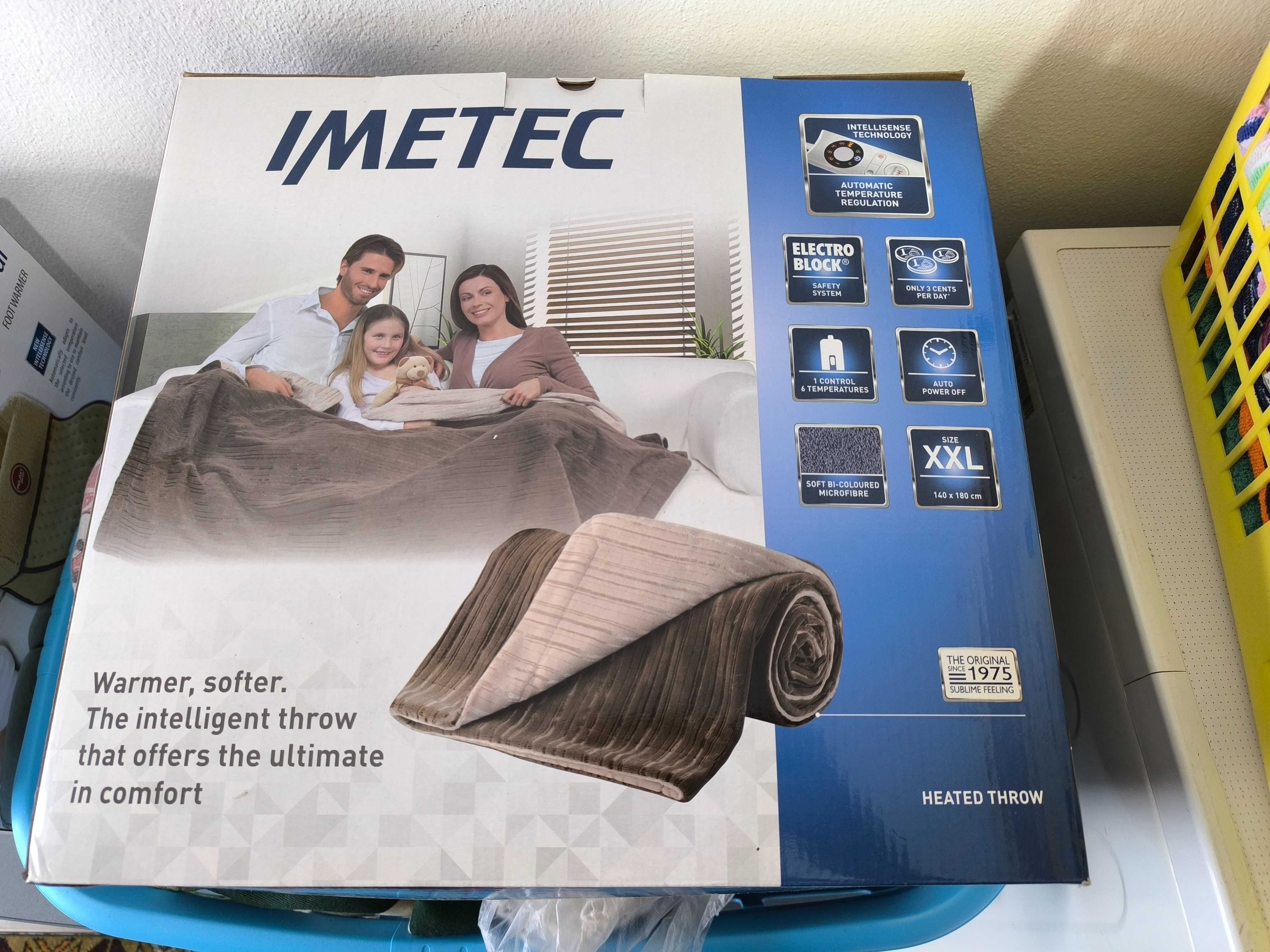 Cobertor elétrico xxl Imetec.