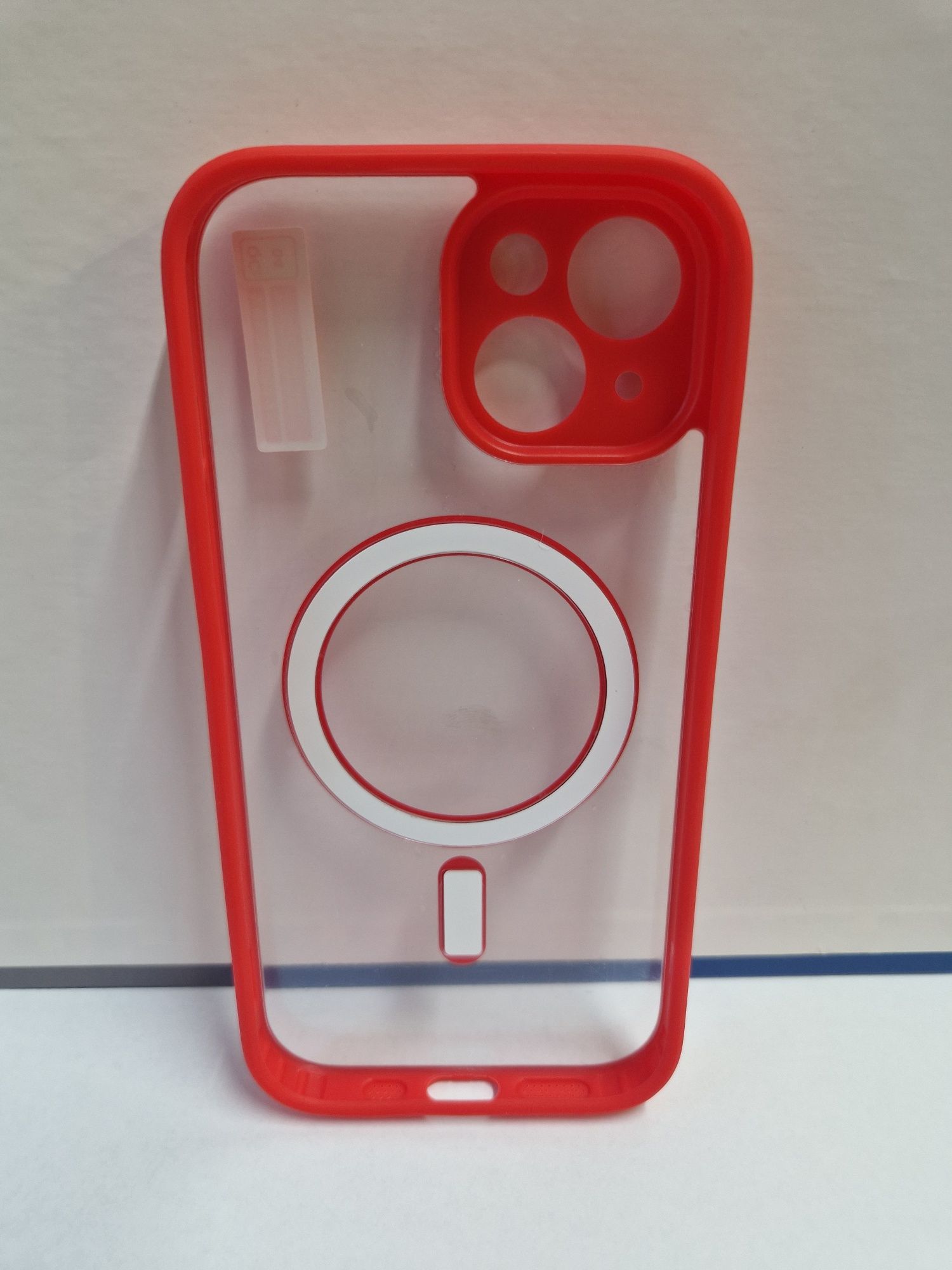 Acrylic Color Magsafe Case do Iphone 15 czerwony