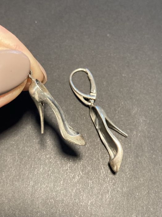 Kolczyki srebrne Szpileczki