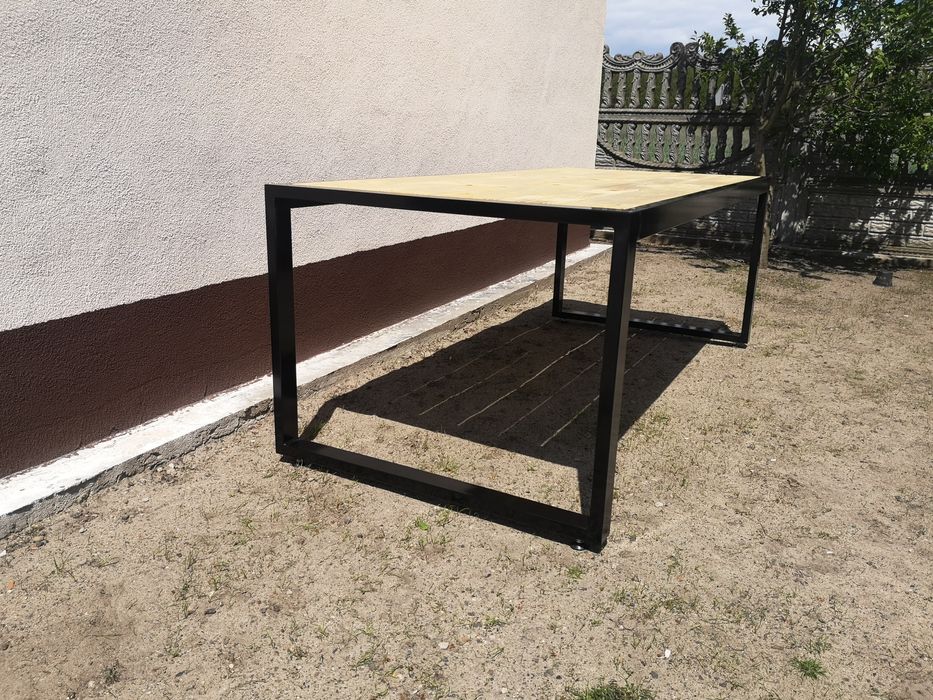 Nowoczesny stół ogrodowy stalowy LOFT 200x90